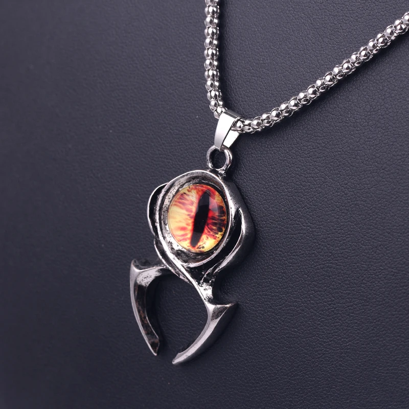 Diablo 3 ожерелье, часы для мужчин, амулет-хранитель, подвеска, ожерелье на цепочке, готический глаз, ожерелье для мужчин