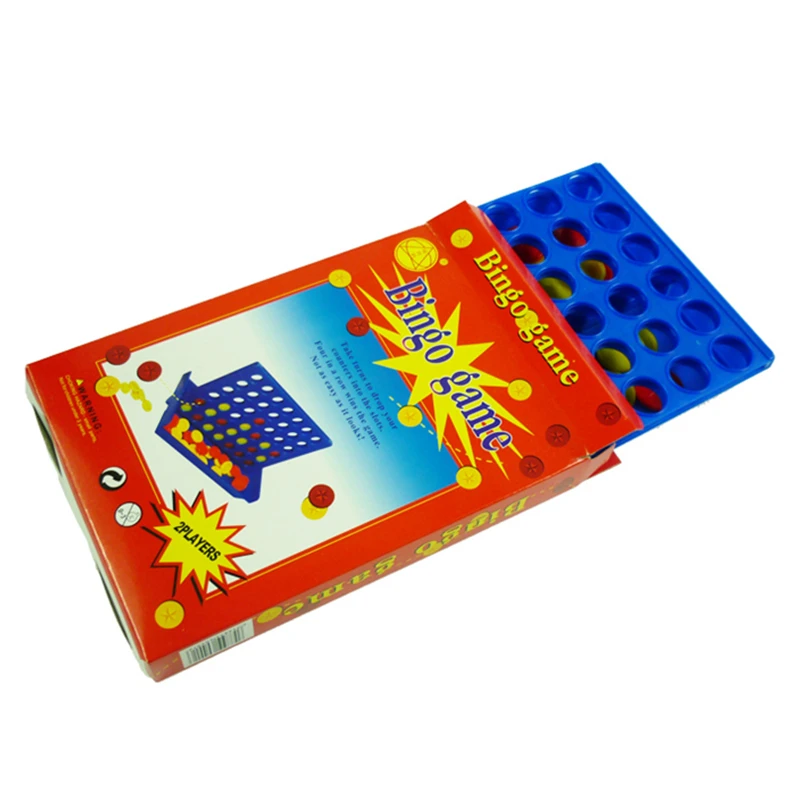 Juego de bolsillo conectar 4 en fila, juego de mesa de Bingo para niños y divertido juguete familiar, juegos de fiesta de viaje, juguetes de matemáticas para niños|math toys|math gameschild math