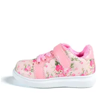 Новая весенняя детская обувь, повседневная обувь для девочек, милая детская обувь с цветами, удобные дышащие детские кроссовки для девочек