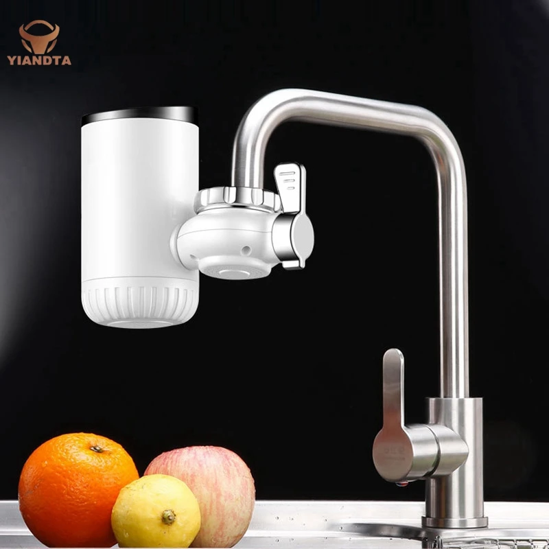 Kitchen Electric Water Heater Digital Display Electric Heating Faucet Fast Heat Thermostatic
