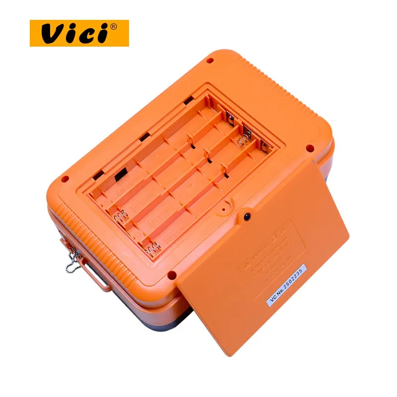 Vici VC4105A цифровой тестер сопротивления заземления 0-1999ohm тестер переменного напряжения заземления 0-199,9 в ЖК-тестер заземления с подсветкой