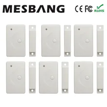 ГОРЯЧАЯ Беспроводная дверь магнитные беспроводные датчики двери детектор двери для GSM сигнализация