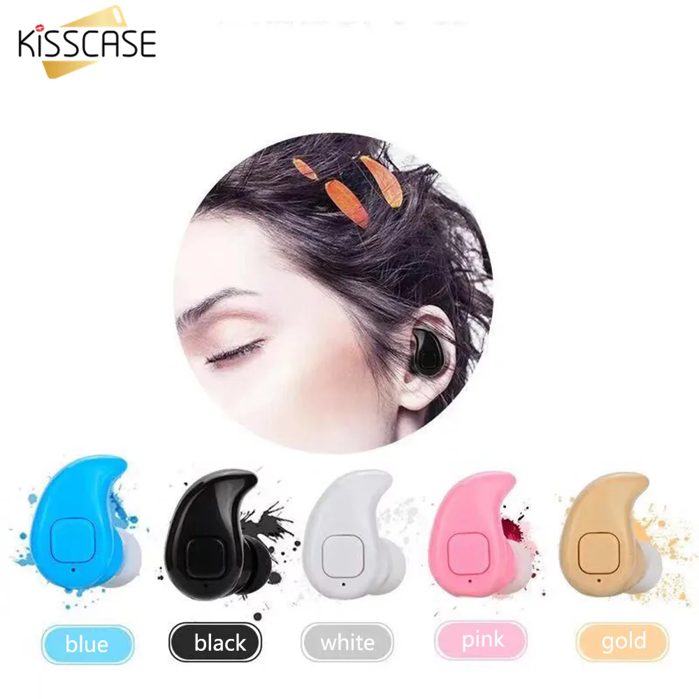 

KISSCASE Wireless Bluetooth Earphone For Samsung Galaxy S10 Mini Headphones HiFi Stereo Headset With Mic Earbuds For Phone