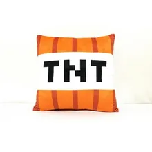 New Minecraft Plush Pillow 40cm Minecraft TNT Plush Toys Doll Kawaii peluche Minecraft TNT Toys brinquedos Free Shipping
