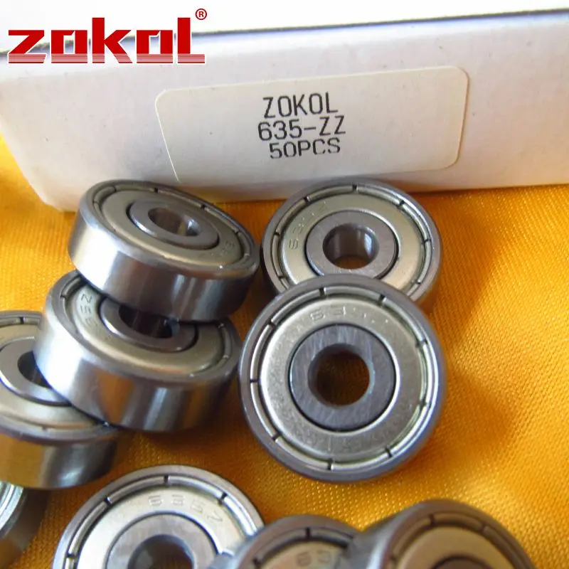 ZOKOL 635 ZZ Z Z1 подшипник 635ZZ 80035 635zz миниатюрный шарикоподшипник с глубоким желобом
