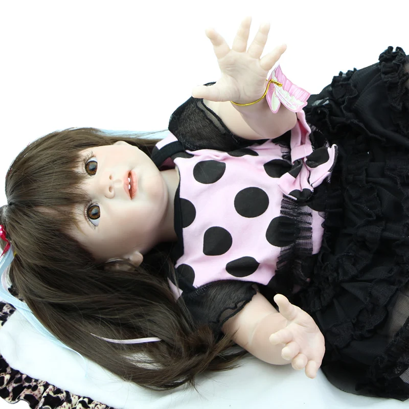⑧Silicone Doll Baby Reborn 24 ⊰ Inch Inch Realistic ...