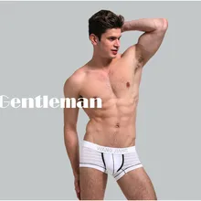 WJ Мужское нижнее белье с низкой талией дышащие мягкие фабричные выпуклые дышащие сексуальные боксеры