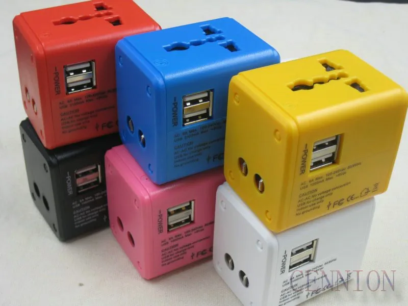 universal travel adapter charger converter _18