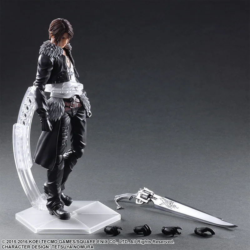 

26cm Squall Leonhart 8 Lionheart action figure Toy Collection Movie Moveable model Anime Play arts birthday gift electronic pet