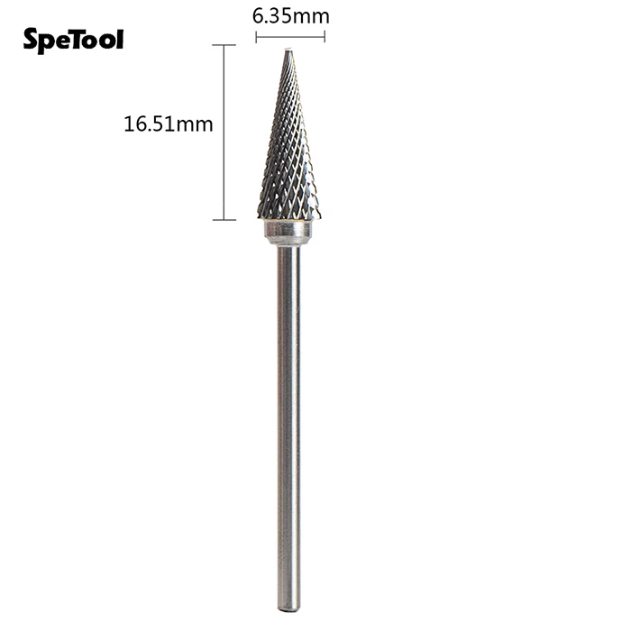 SpeTool карбид-вольфрамовый ногти бит острый аксессуар для удаления мозолей для электрическая для ухода за ногтями пилка ногтей роторный Бур профессиональный маникюр салонный инструмент