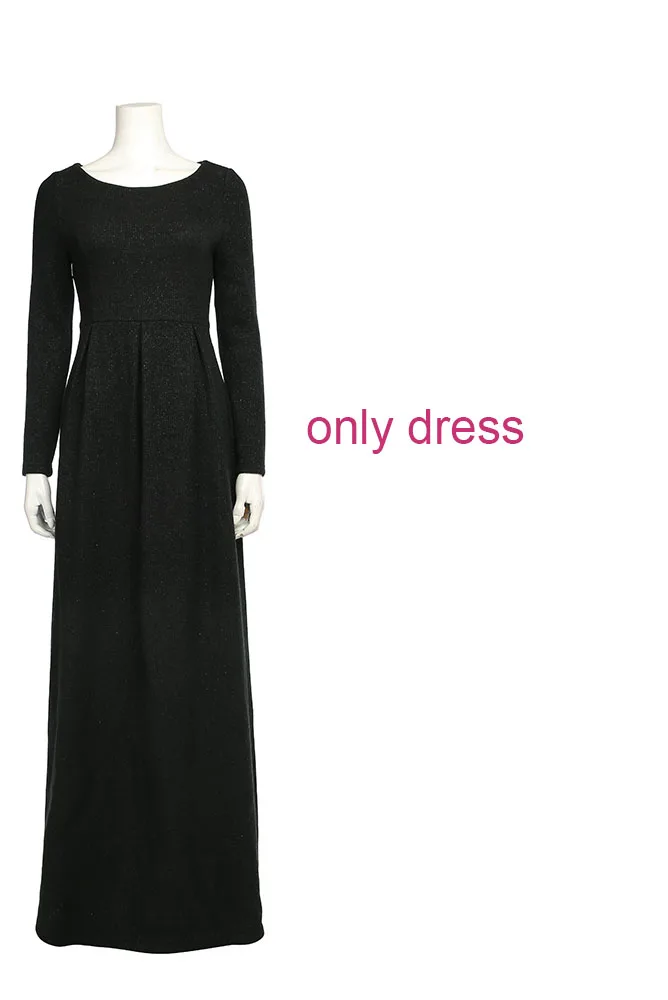 Звездные войны последний джедай Лея косплей костюм Звездные войны 8 принцесса Лея Косплей черное вязаное платье для Хэллоуина Вечерние - Цвет: only dress