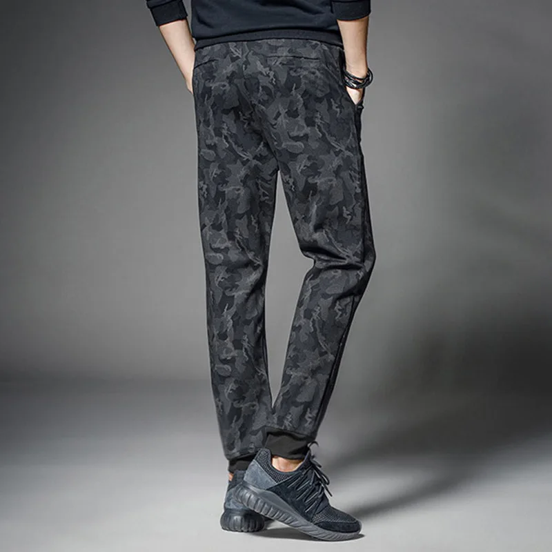 FALIZA 2019 Spring Mens Joggers Pants Camo Joggers Men's Trousers Camouflage Jogger Track Pants Mens Streetwear Sweatpants PA13