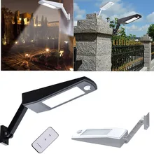 900lm 48Led Солнечный настенный светильник наружное водонепроницаемое освещение для сада 4 режима с Rotable Pole Солнечная мощная лампа с пультом дистанционного управления