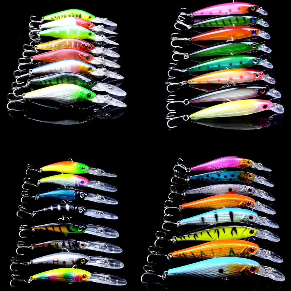 2018 новые рыболовные приманки Minnow набор для ловли нахлыстом China Hard Bait Воблер карпа