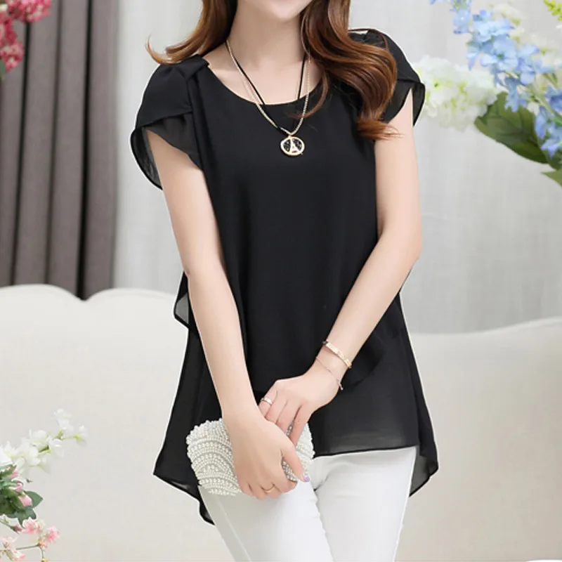 short sleeve chiffon blouse (17)