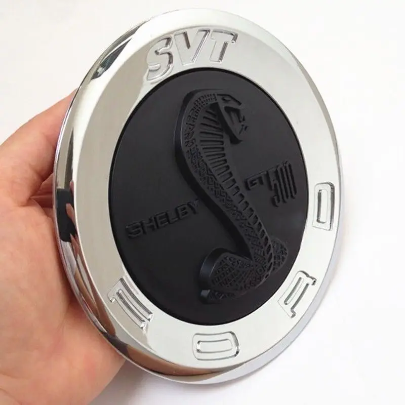 

1x 3D Black Car Rear Back ABS Emblem Sticker for GT500