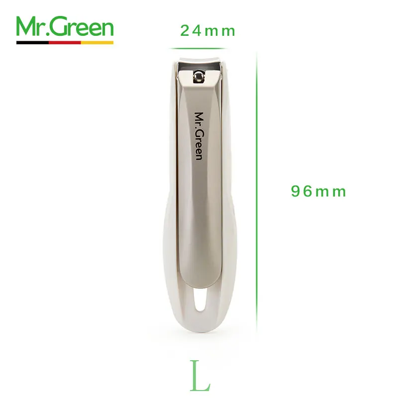 MR. GREEN машинка для стрижки ногтей из нержавеющей стали профессиональный триммер для маникюра Высокое Качество Машинка для стрижки ногтей с зажимом - Цвет: Mr-1117