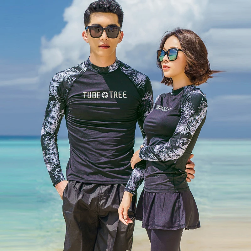 طفح الحرس الرجال النساء 3 أجزاء طويلة كم قميص السراويل السراويل الأزواج ملابس السباحة تصفح لباس سباحة Rashguard ملابس الغوص 2018 جديد طفح الحرس الرجال النساء 3 أجزاء طويلة كم قميص السراويل السراويل الأزواج ملابس السباحة تصفح لباس سباحة Rashguard ملابس الغوص 2018 جديد