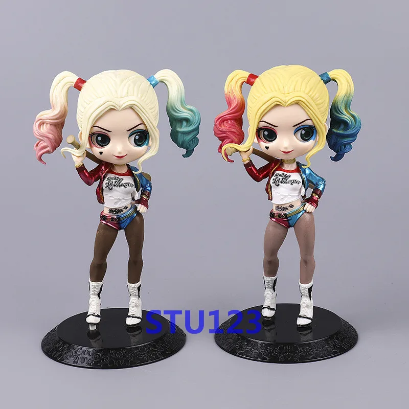 

Batman: Assault on Arkham Suicide Squad Harleen Quinzel Super villain Q version PVC Action Figure Model Toy Bagged 16cm N877
