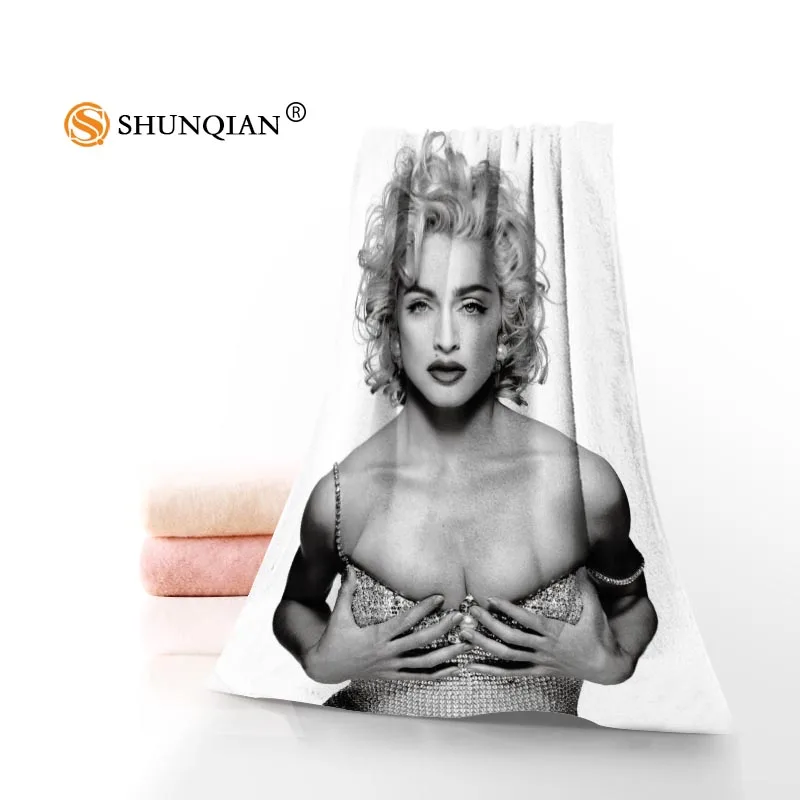 

Custom Madonna 35x75cm 70x140cm Towels Facecloth Bath Towel Bamboo Fiber Washcloth Quick drying Sports Towel