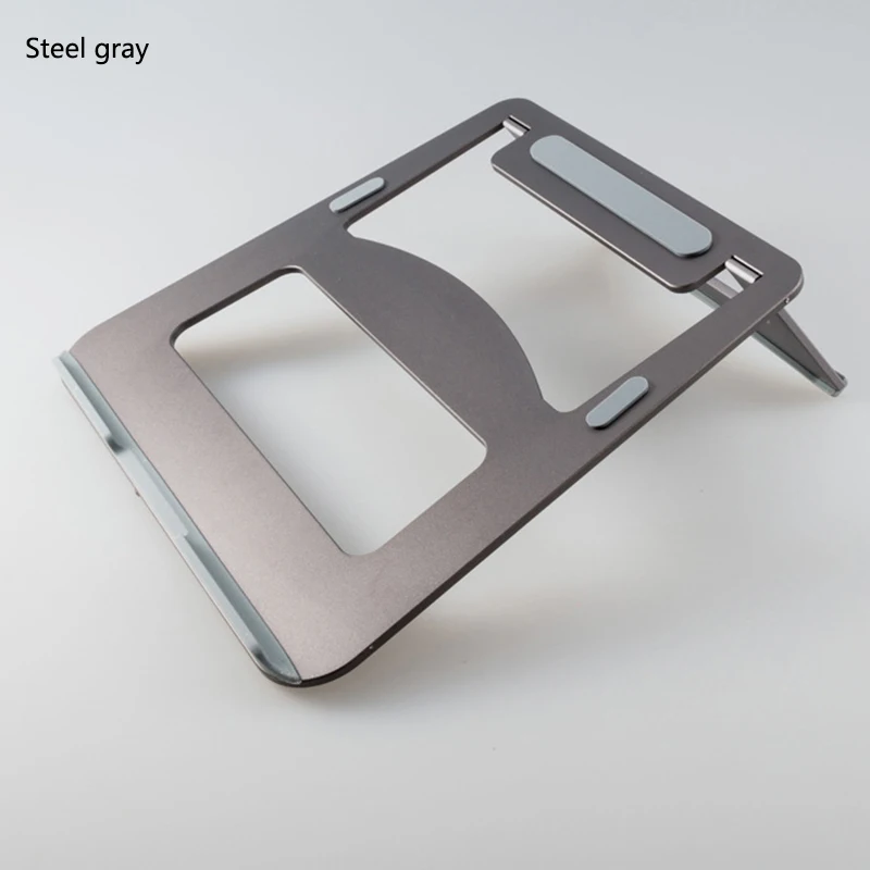 Laptop Stand Aluminum Alloy Notebook Heat Reduction Holder Pad Cooling Cooler Stands Best Sale