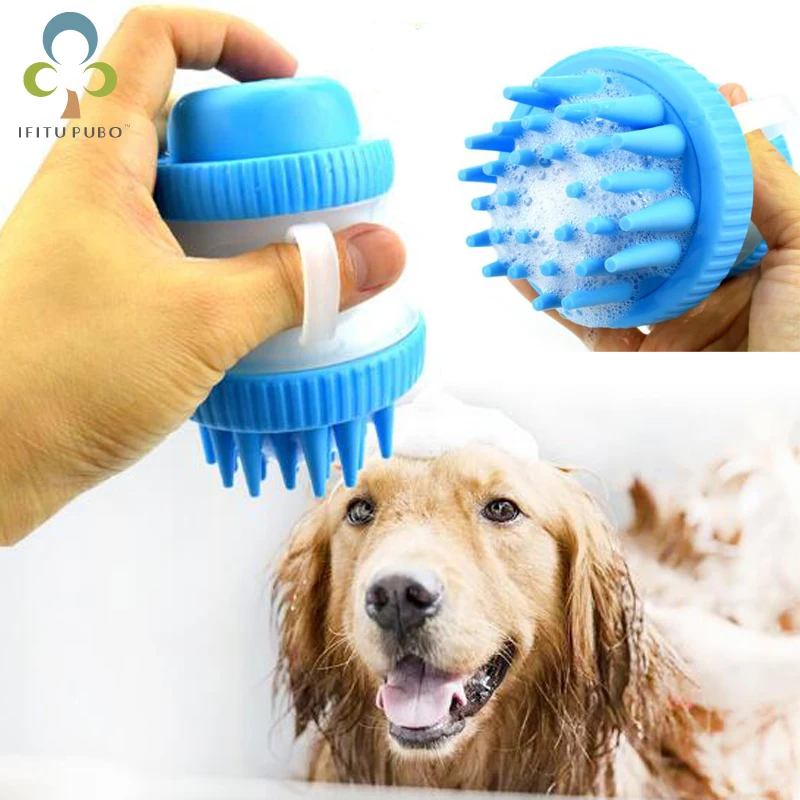 1 шт. шампунь пресс для ванной кисточки нежный эффективный уход за питомцами товары для собак Pet чистящие средства домашних животных LYQ