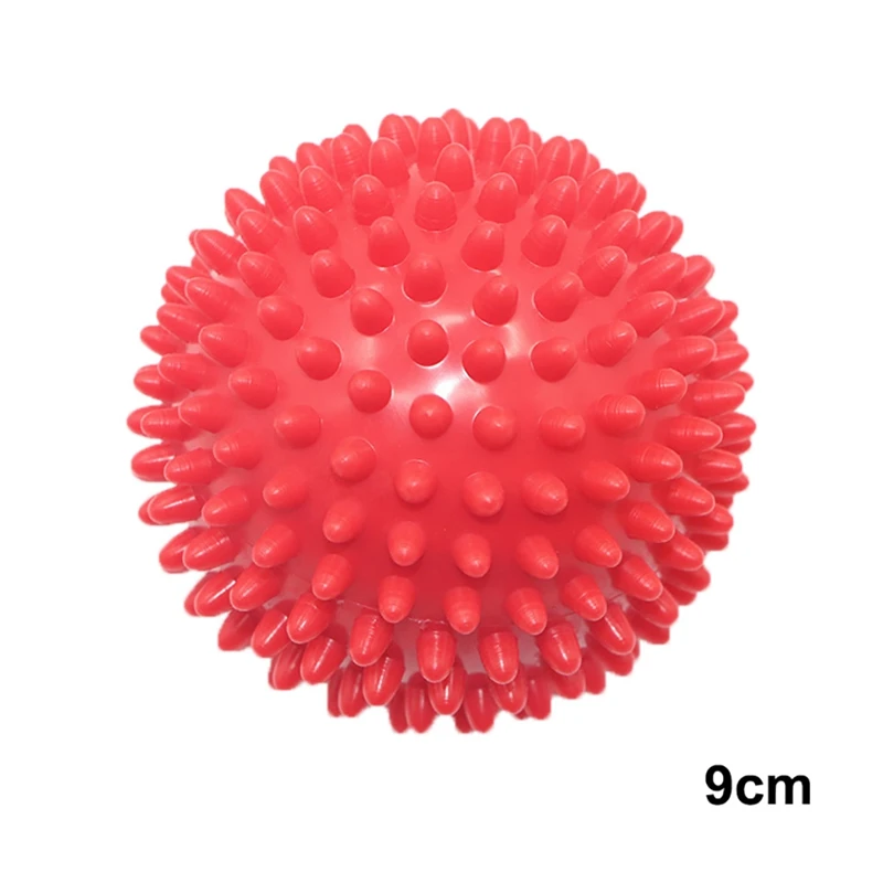 ПВХ коврик для фитнеса тела Массажный шар для мышц портативный шипами Ежик сенсорные траинговые шарики