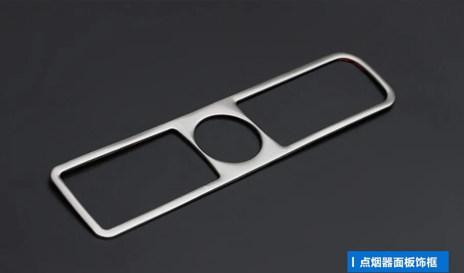Нержавеющая Сталь автомобильный Стайлинг задняя панель держателя чашки с блестками для Audi Q3 2013- автомобильные аксессуары украшения блестки