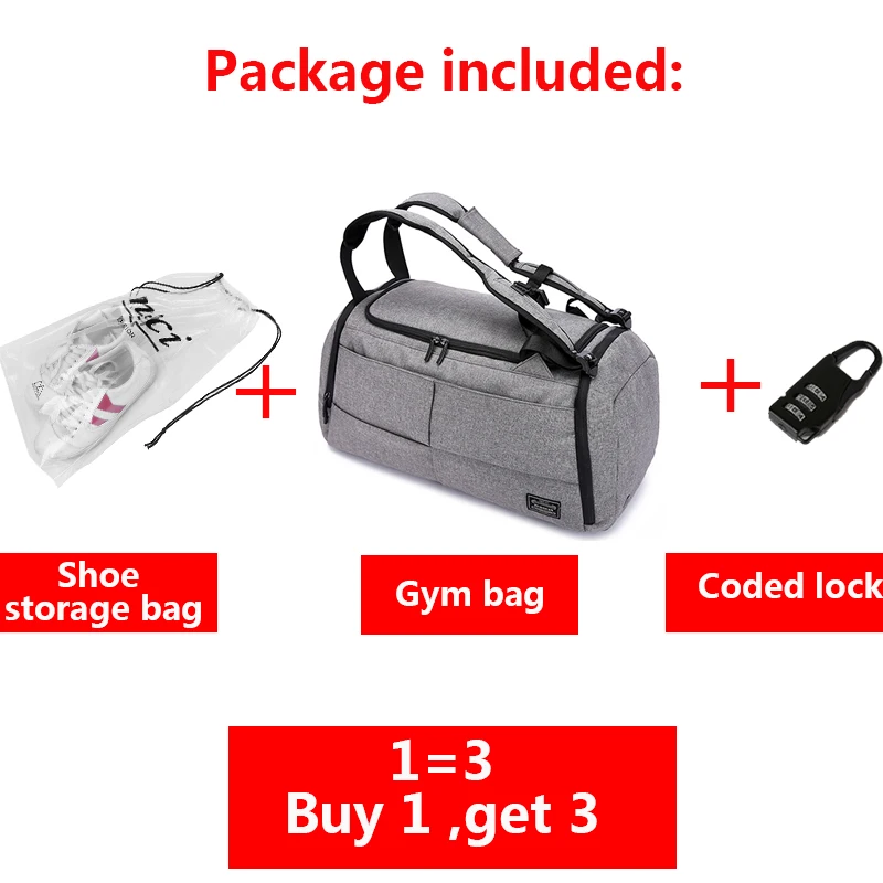 15 pulgadas Bolsa de gimnasio hombres multifunción deportes bolsas mujer Fitness bolsas mochilas para portátiles de mano de viaje bolsa de almacenamiento con zapatos de bolsillo yoga - 6