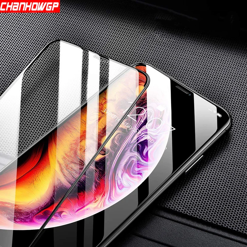 Изогнутое закаленное стекло 5D для iPhone X XS Max XR 7 8 6 6s Plus Защитное 5 5s 5C SE защита