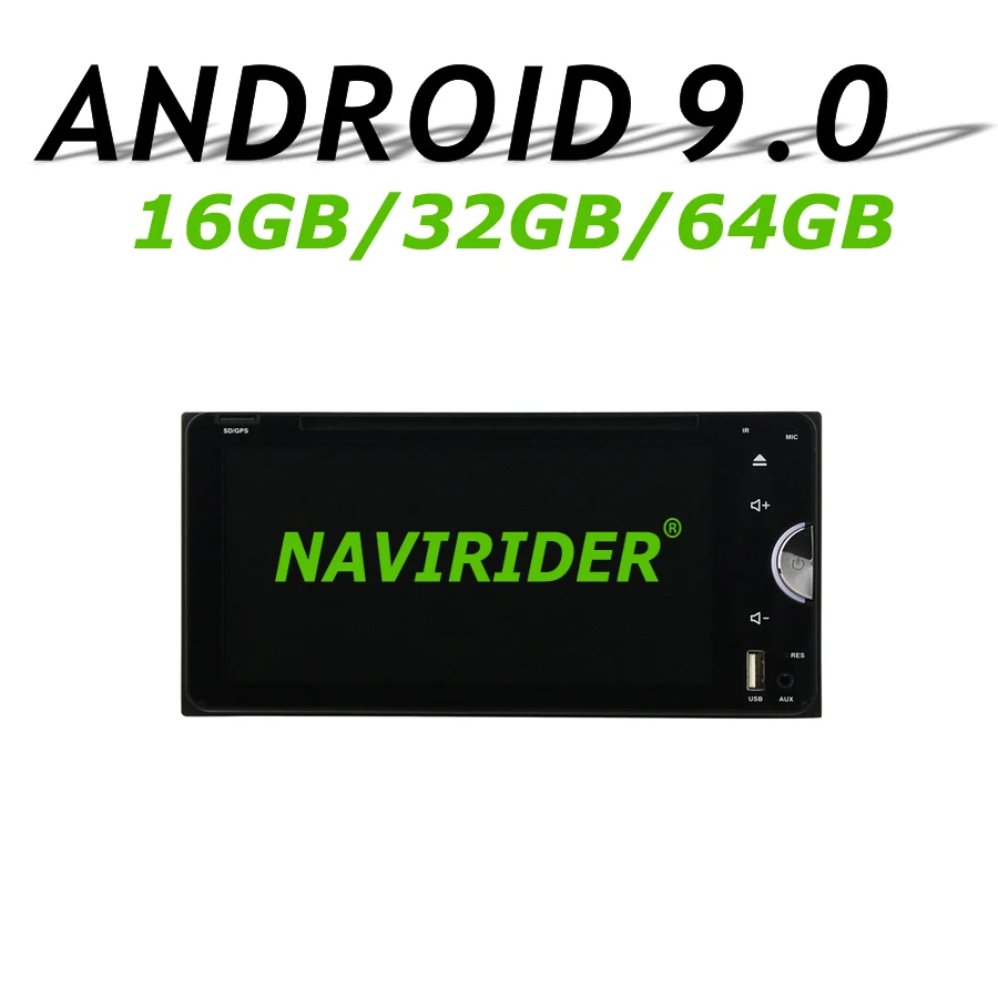 buy Navirider GPS Car dvd android 9.0 radio player stereo for Toyota Rav4 Corolla Vios Hilux Land Cruiser Fortuner Prado Terios
