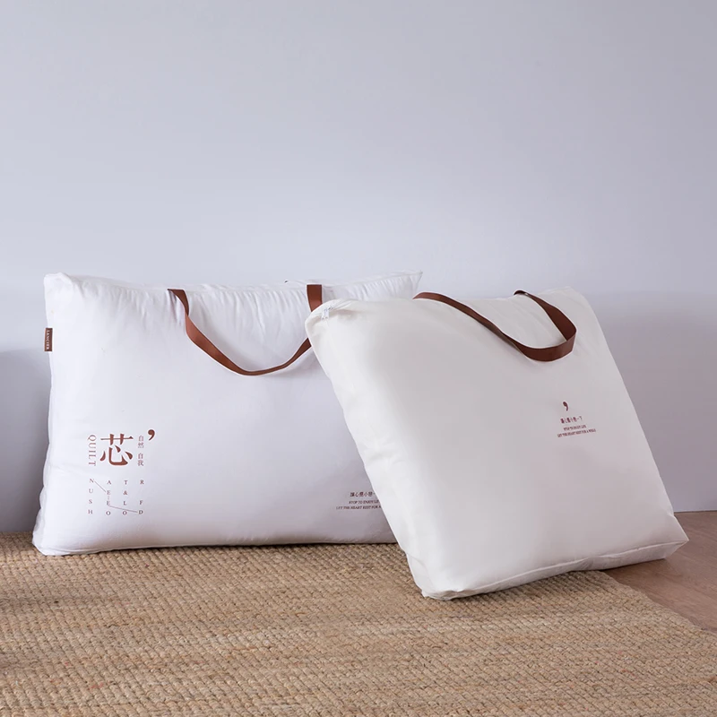 Постельные принадлежности гречневая подушка для шеи прямоугольная хлопок терапия гостиничный домашний текстиль 48 см* 74 см Высокое качество Белая Подушка с принтом