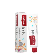 Новая Зеландия красная печать Натуральная Детская зубная паста защищает рот десны безопаснее для детей использовать для глотания свежего персикового банана