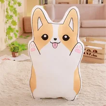 1 шт. 60 см* 35 см Kawaii корги плюшевые подушки Животные подушки корги игрушки подарки на день рождения для девочек игрушки