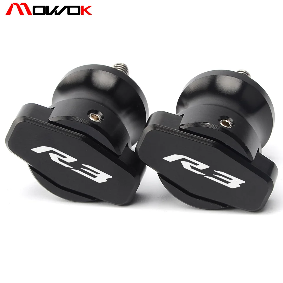 

For Yamaha YZF R3 1999-2013 2014 2015 2016 2017 Motorcycle Accessories Swingarm Slider Spools 6MM