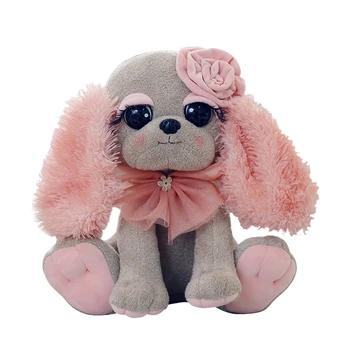 

35cm/45cm Bling Bling Dog Doll Plush Toys Animal Stuffed Toys Kids Toys for Children's Gift