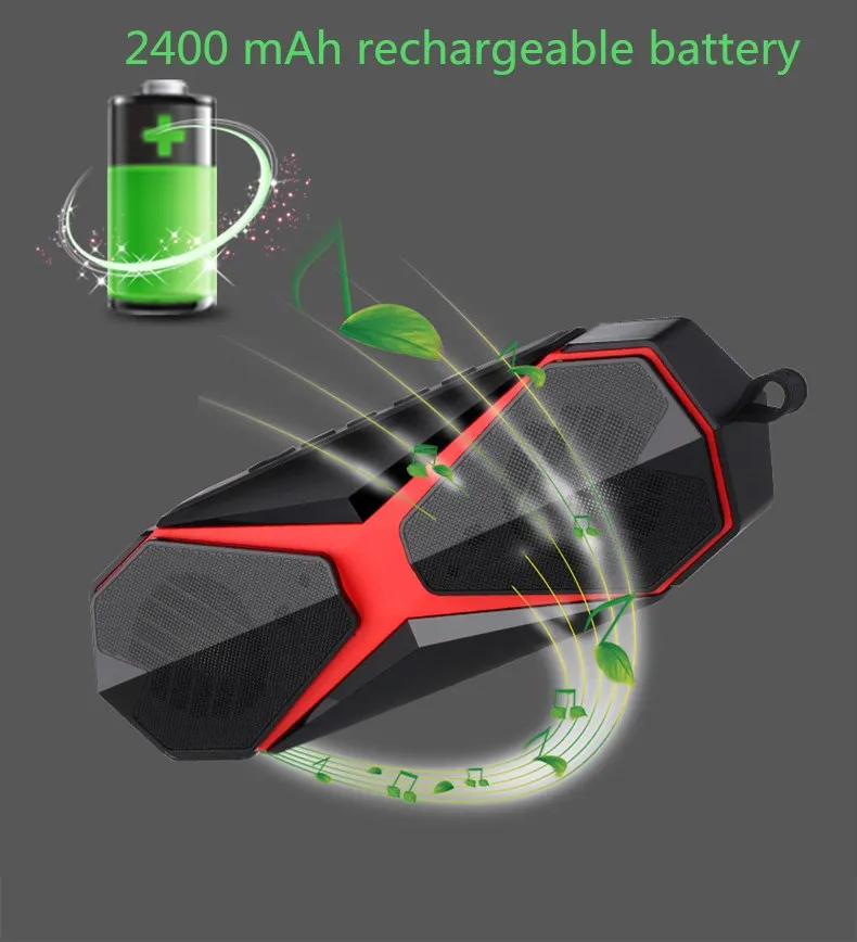 

New Waterproof Bluetooth Speaker Mini Portable Stereo Subwoofer Outdoor Audio Support Mosquito Repellent