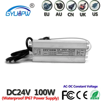

Single Output DC12V 24V 60W 100W 120W 150W Power Supply Switch Waterproof IP67 Power Source AC110V-240V to DC 12V 24V LED Light
