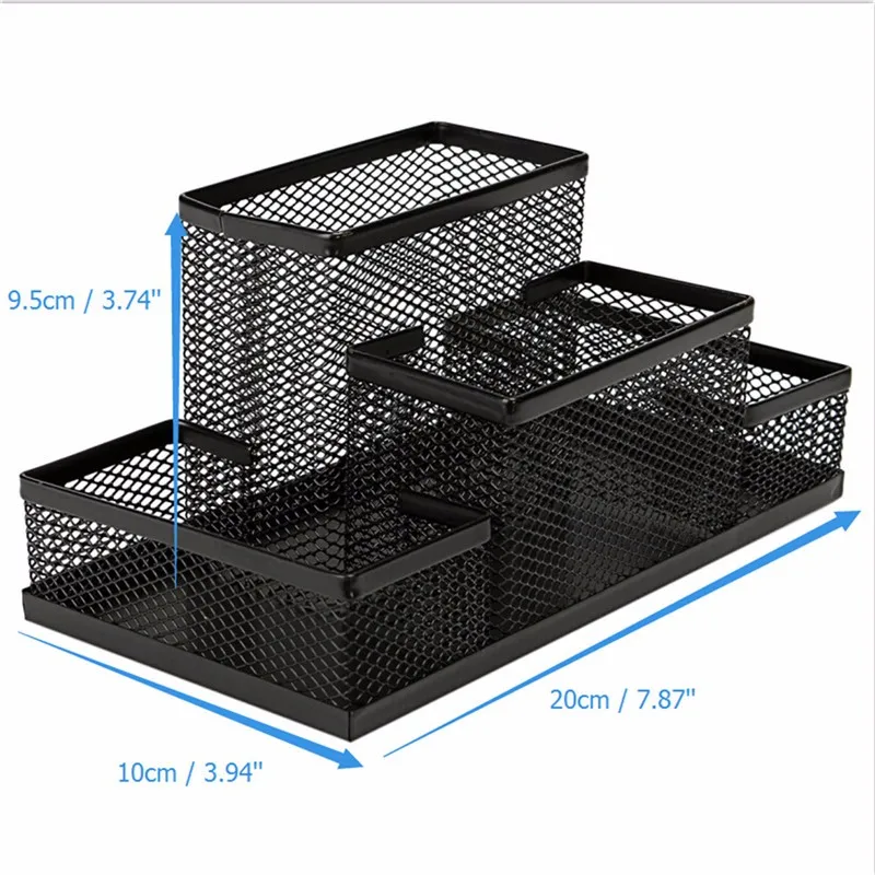Металлический Сетчатый держатель для карандашей, Настольная ручка, железная комбинированная ручка, подставка для ручек, Набор держателей, органайзер для офиса, дома, канцелярских принадлежностей, чехол для хранения