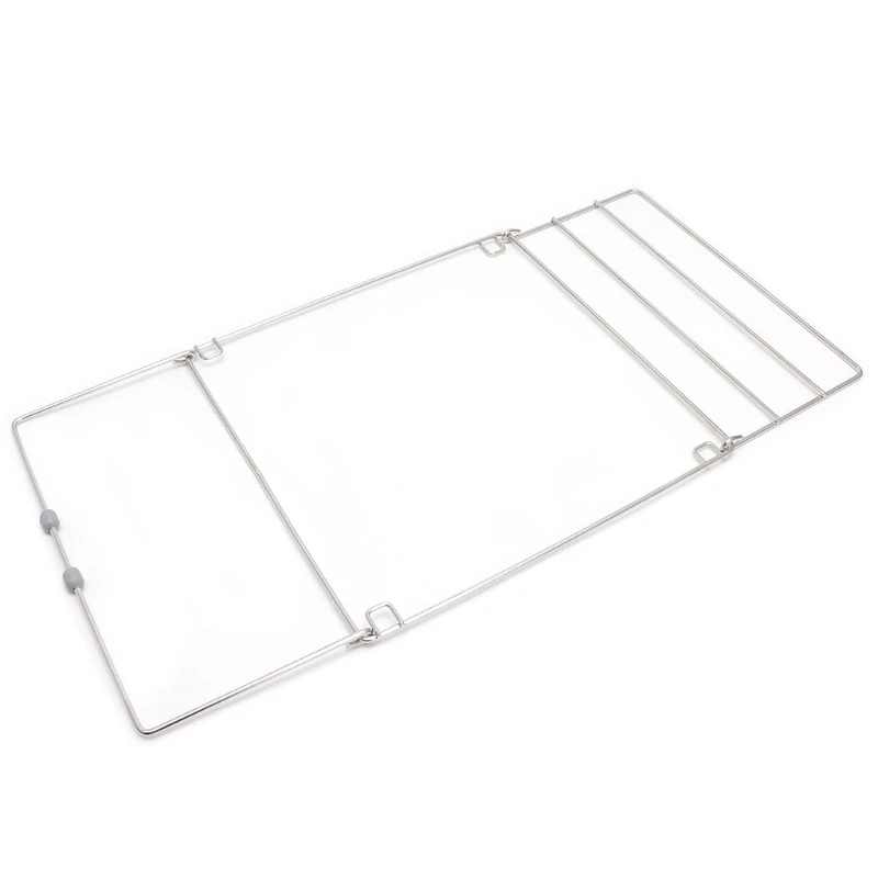 4 Layers Kitchen Washing Cloth Draining Organizer Shelf Stainless Steel Folding Towel Stand Rack