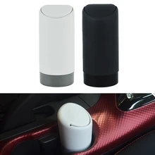 Портативный автомобильный мусорный контейнер, силиконовая чашка, контейнер для монет, универсальный контейнер для мусора, мусорный ящик для автомобиля, автомобильный органайзер для пыли