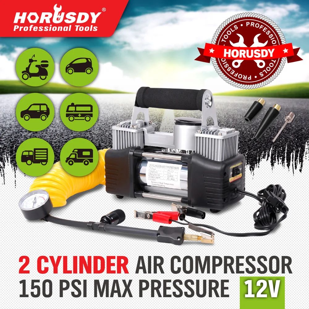 

TOOLSTORM Car 12V Air Compressor 4x4 Tyre Deflator 4WD Inflator Portable 150PSI