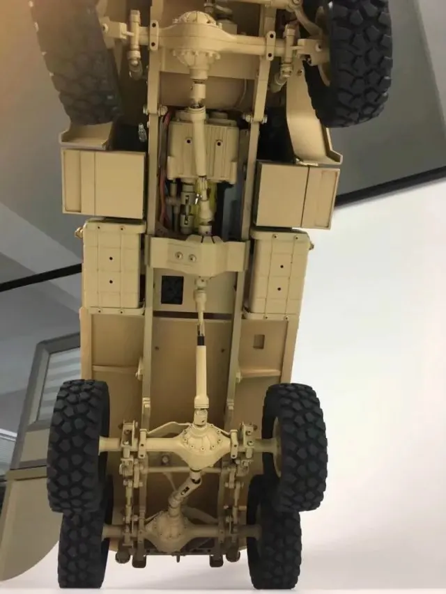 1/10 Масштаб RC 6X6 военный грузовик трактор Металлическое шасси Rock Cralwer 6WD VEN SCX10 осевой крест комплект