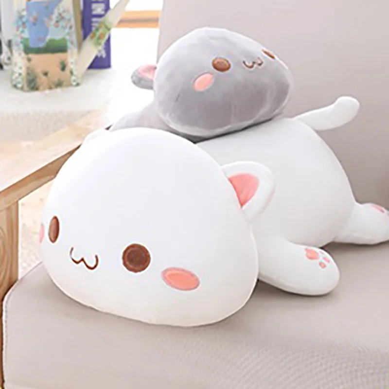 

35/50/65cm Soft Animal Smile Cat Pillow Cushion Cute Fat Plush Toy Stuffed Best Birthyday Gift For Children/Girlfriend