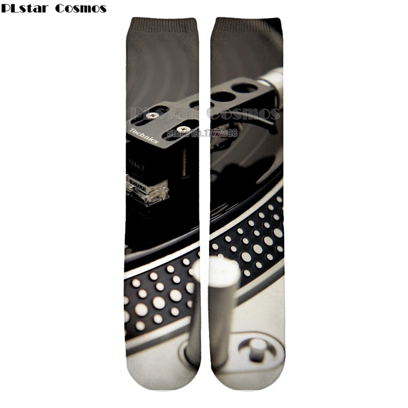  PLstar Cosmos New Arrive Autumn Winter Women Men Socks DJ Keyboard 3d Print Socks High Quality Ankl