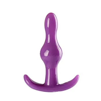 Purple beginner's anal plug
