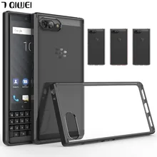 Для BLACKBERRY KEY2 чехол 4,5 Кристальный Гибридный Бампер прозрачная твердая акриловая задняя крышка чехол для BLACKBERRY KEY 2 KEYTWO KEY TWO BBF100