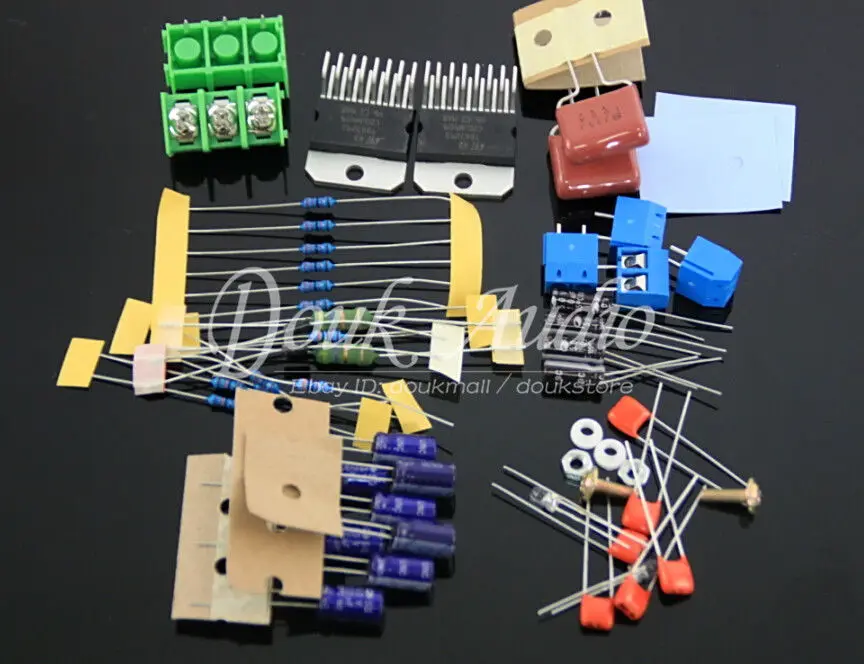 Douk аудио TDA7293 стерео 2,0 канальный усилитель мощности HiFi Плата усилителя DIY Kit