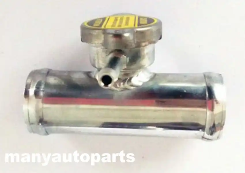32mm 1-1//4/" o.d All Aluminum In-Line Radiator Hose Connector Filler Neck// Cap