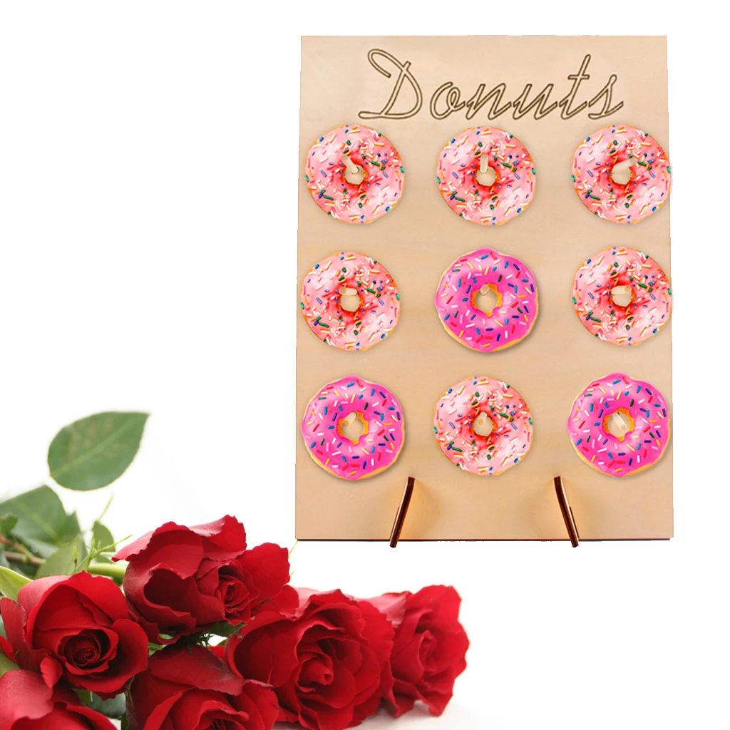 Donut Plank Wall for Baby Showers Bridal Shower Weddings Birthday Party